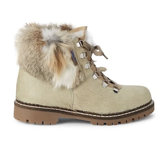 NEW PAJAR CANADA Rabbit Fur Women’s Boots Snow Waterproof Shearling Size 37 - Picture 1 of 8